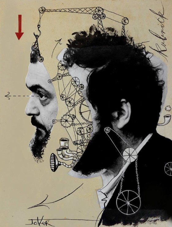 the mechanics of kubrick Collage by LOUI JOVER