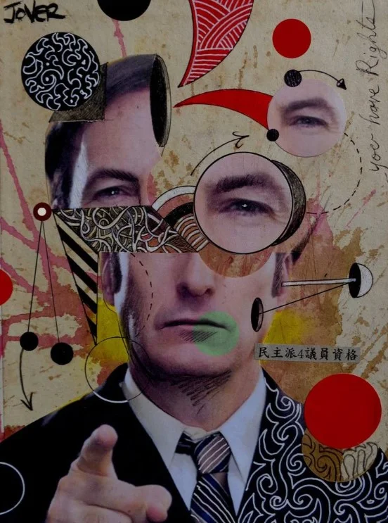goodman deconstructed Collage by LOUI JOVER